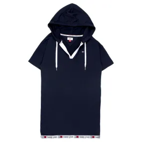 Tommy Jeans Navy Hooded Dress