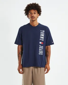 Tommy Jeans TJM Skater Archive T-Shirt Twilight Navy