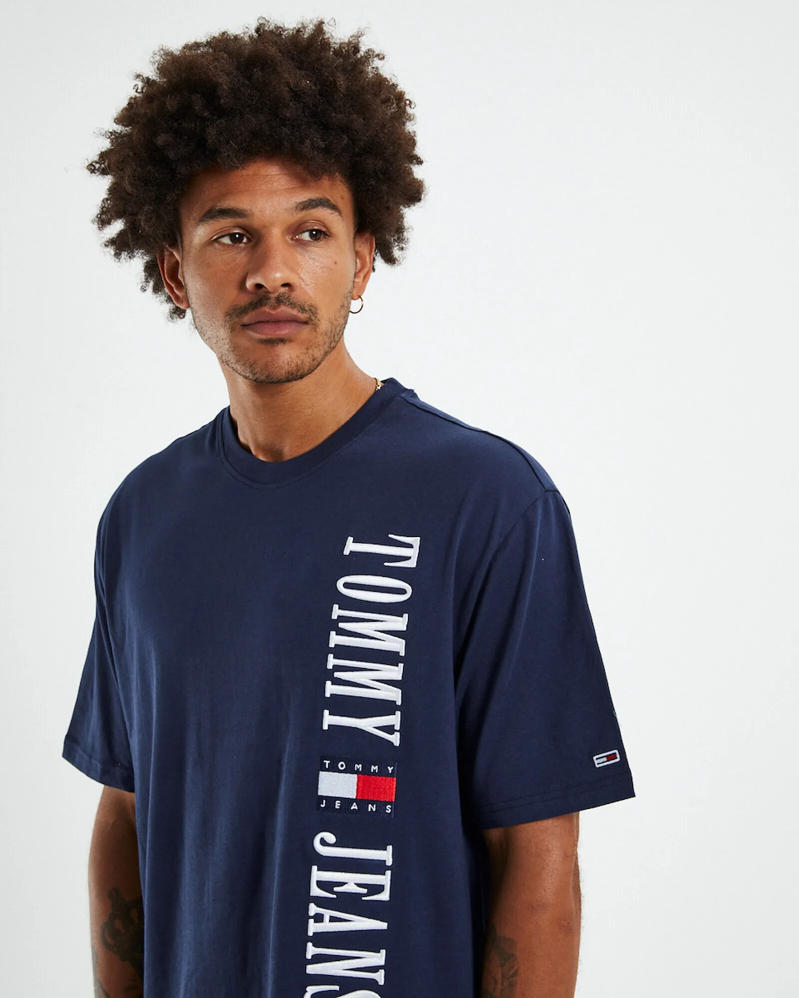 Tommy Jeans TJM Skater Archive T-Shirt Twilight Navy