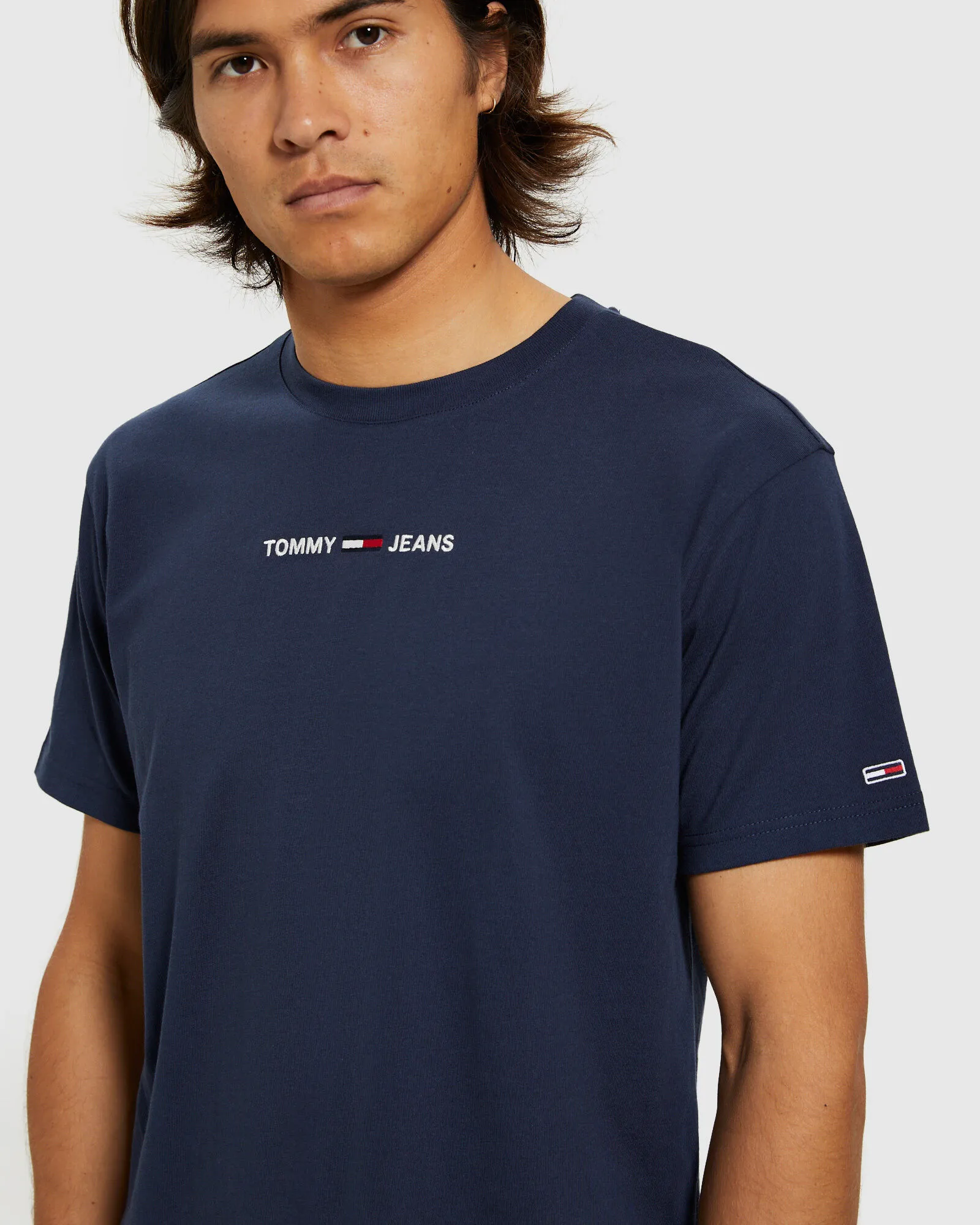 Tommy Jeans TJM Small Text T-Shirt Twilight Navy