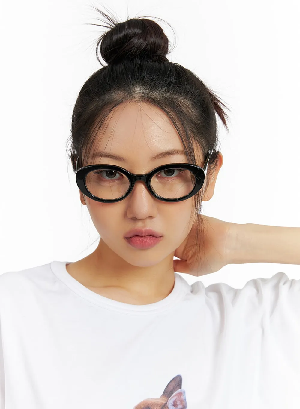 Transparent Frame Glasses IF421