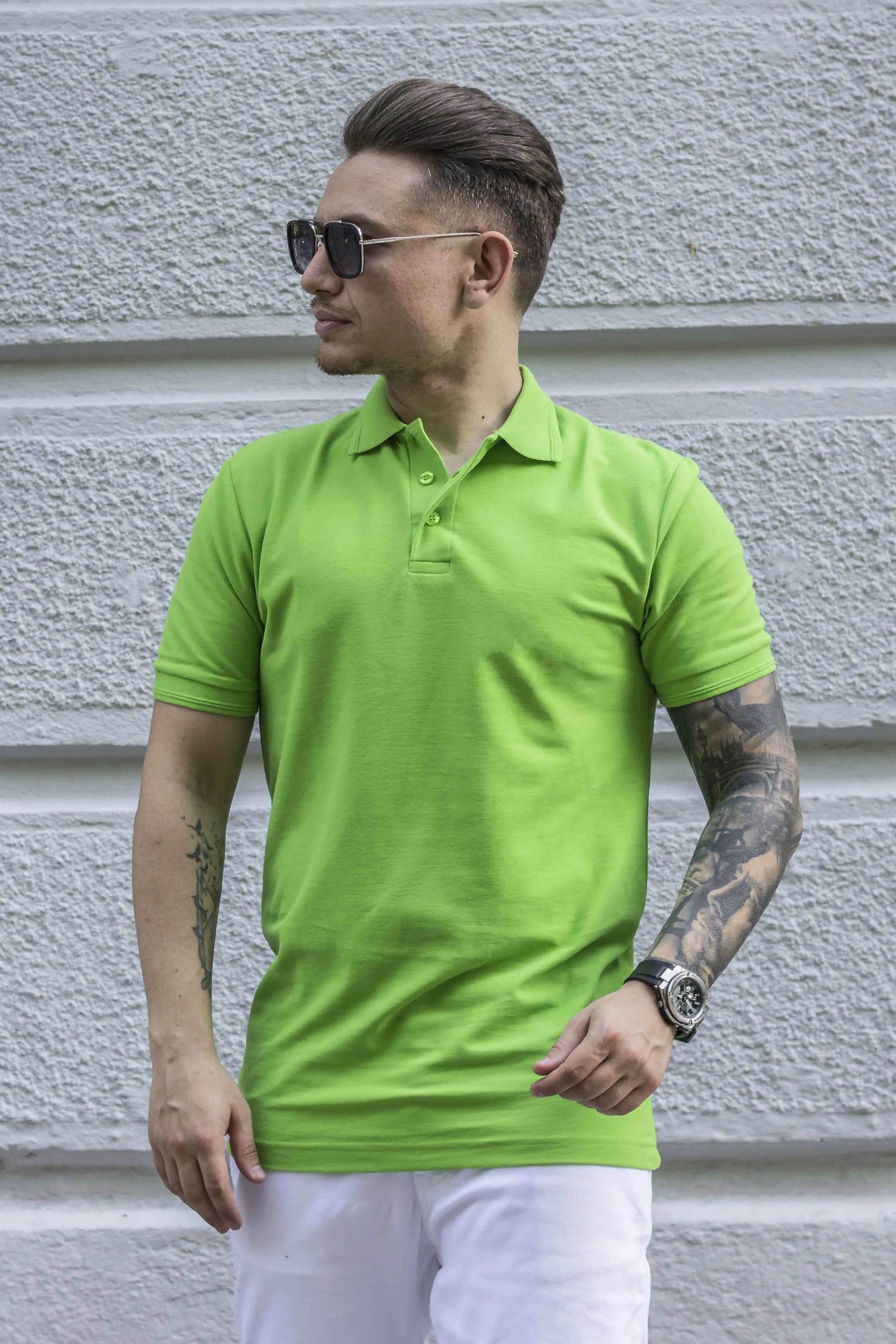 Tricou Polo Verde Mr