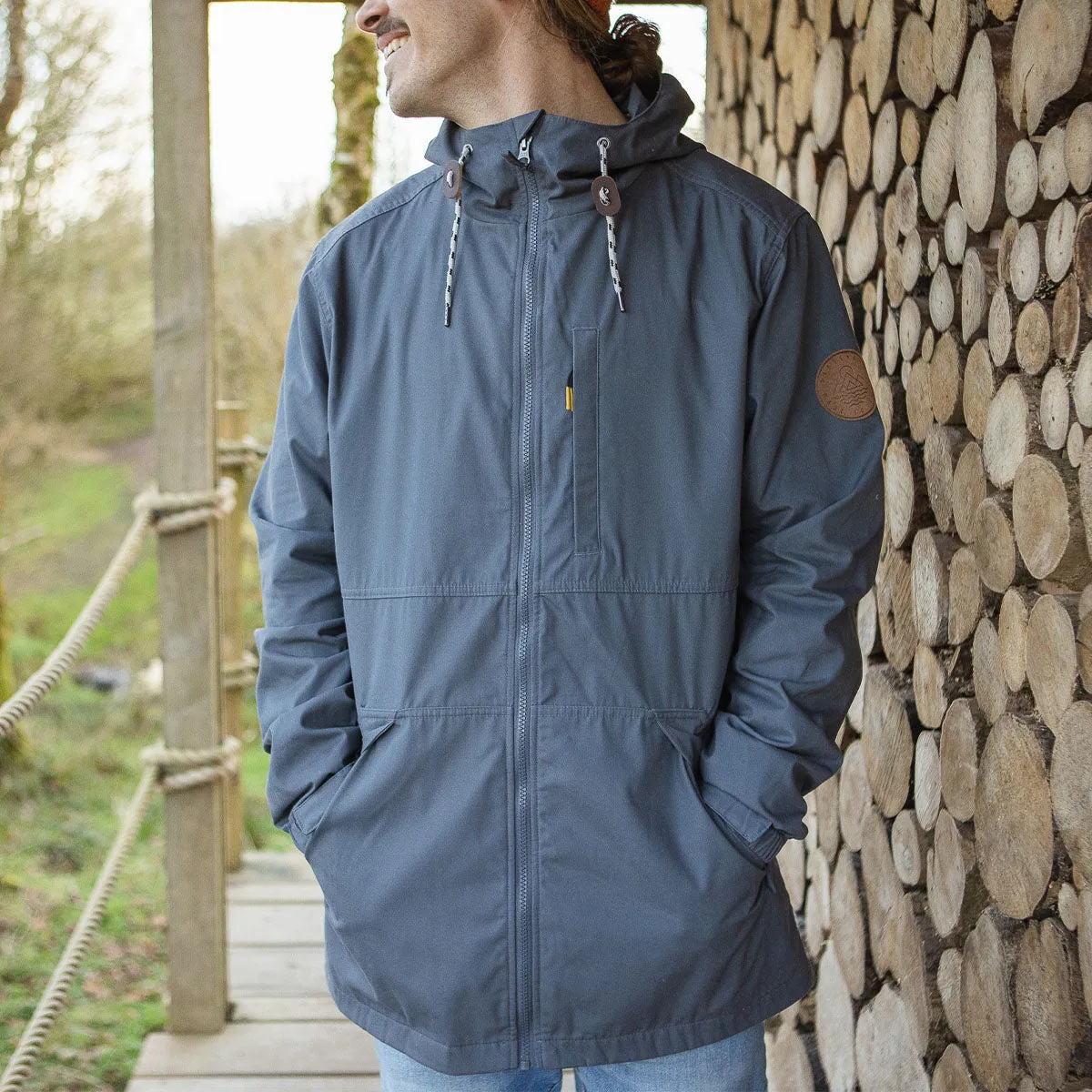 Trip Recycled Lightweight Anorak - Turbulence Grey