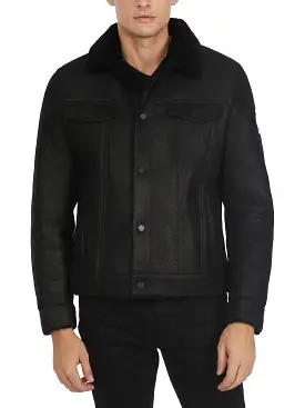 Trucker Men's Sheepskin Coat