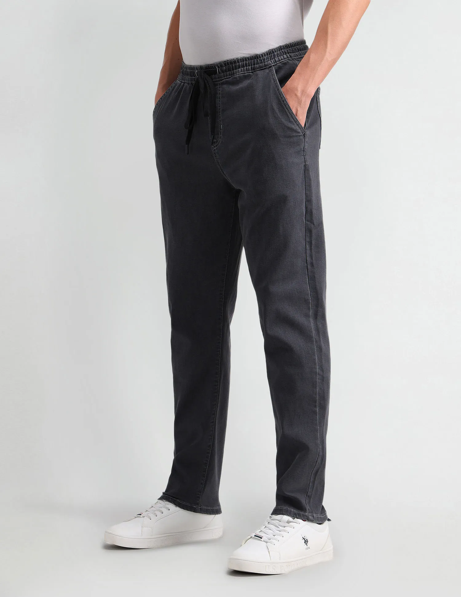 U.S. Polo Assn. Denim Co. Slim Fit Black Jeans