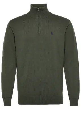 U.S. POLO ASSN. Half-Zip Knit Brison Forest