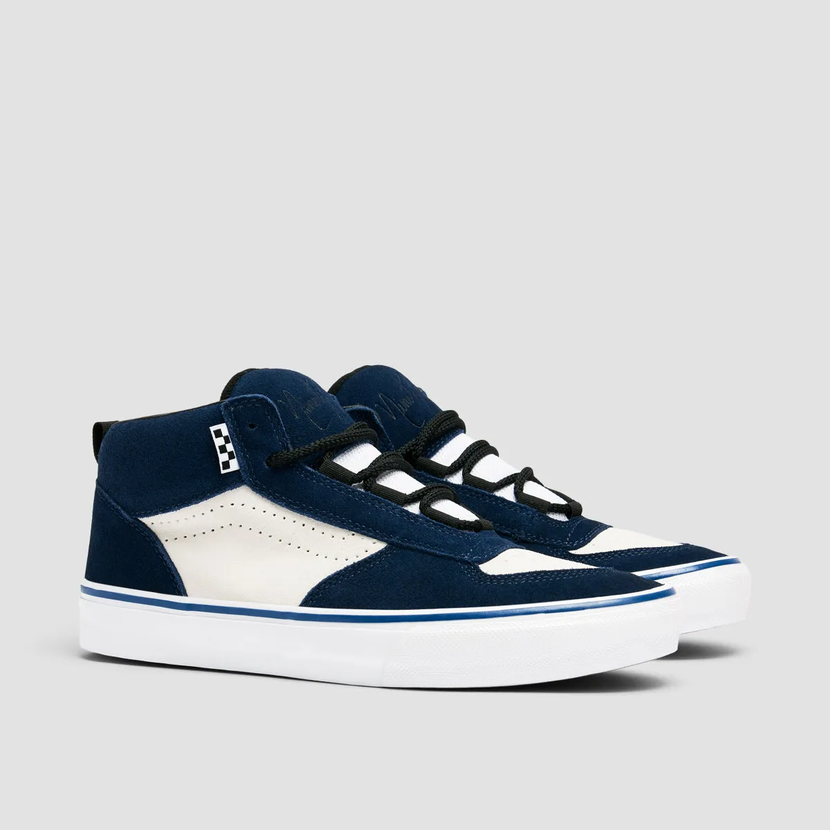 Vans Skate MC 96 VCU Mid Top Shoes - Navy/White