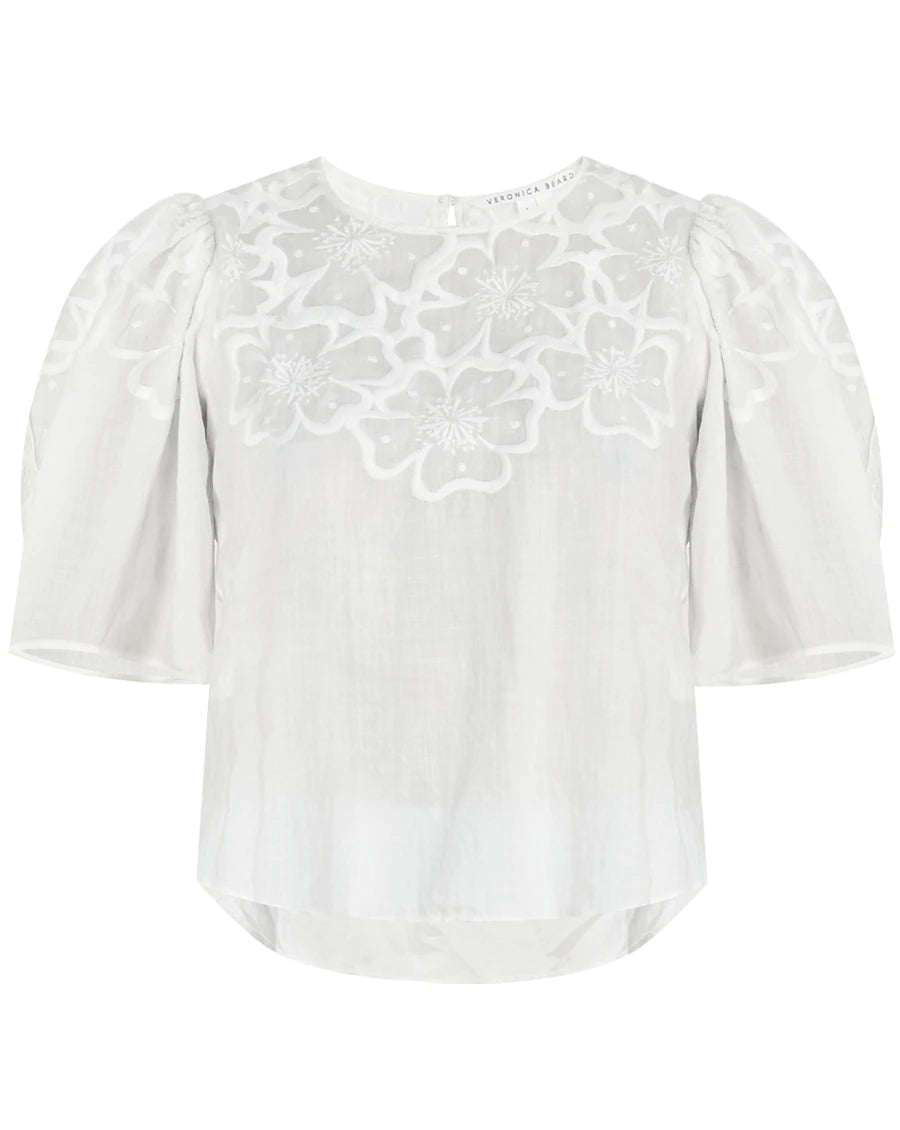 VERONICA BEARD Kamryn Eyelet Top