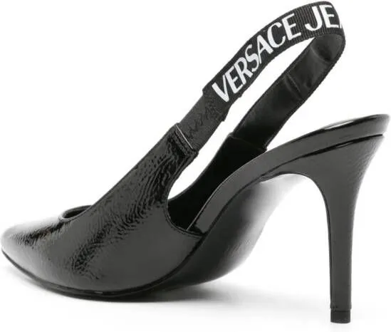 Versace Jeans Couture Scarlett 90mm slingback pumps Black