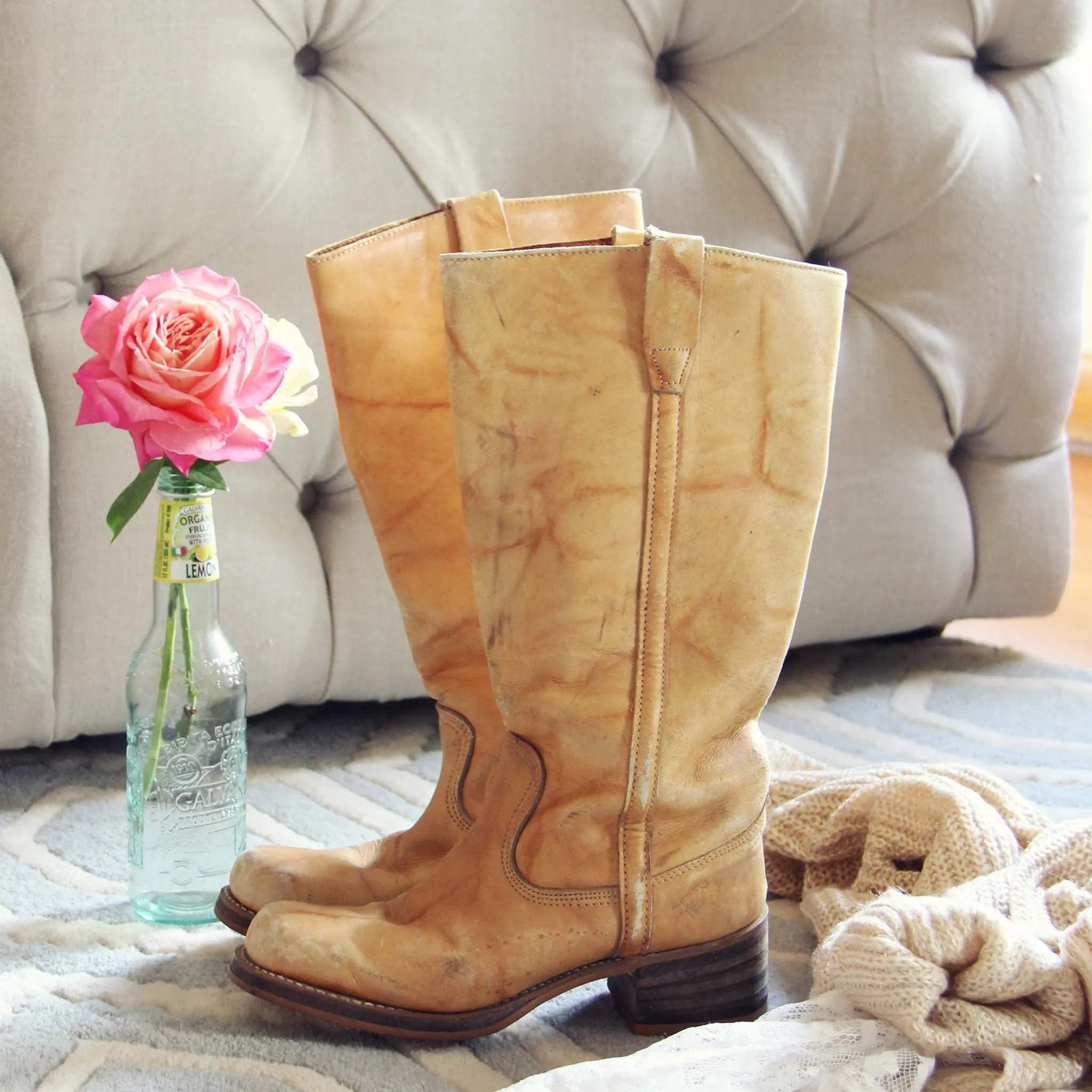 Vintage Honey Campus Boots