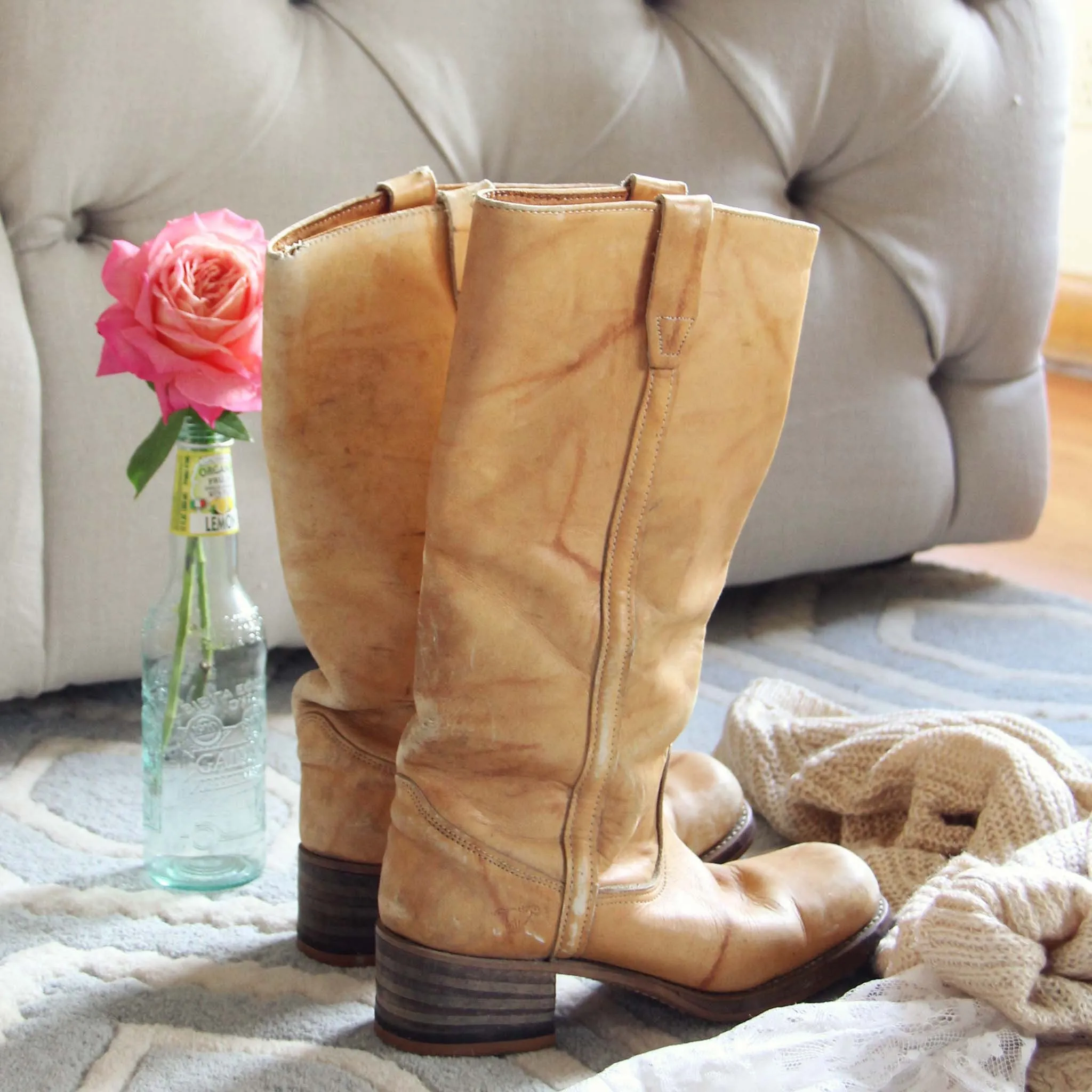 Vintage Honey Campus Boots