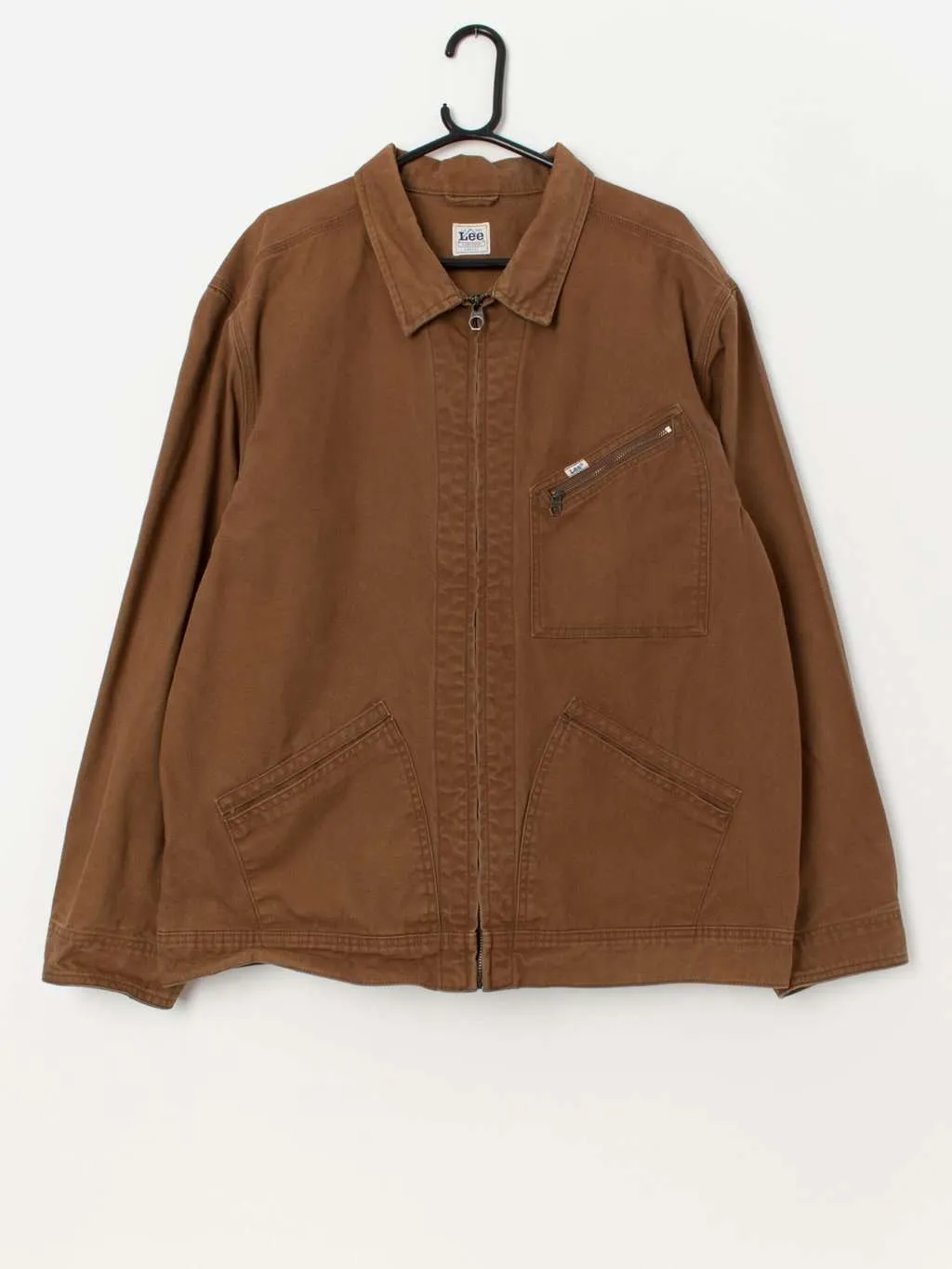 Vintage Lee Workwear canvas jacket in brown, 191J Jacket – XL