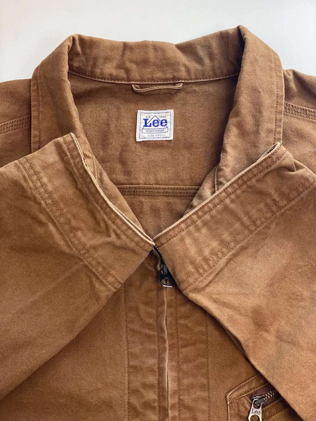 Vintage Lee Workwear canvas jacket in brown, 191J Jacket – XL