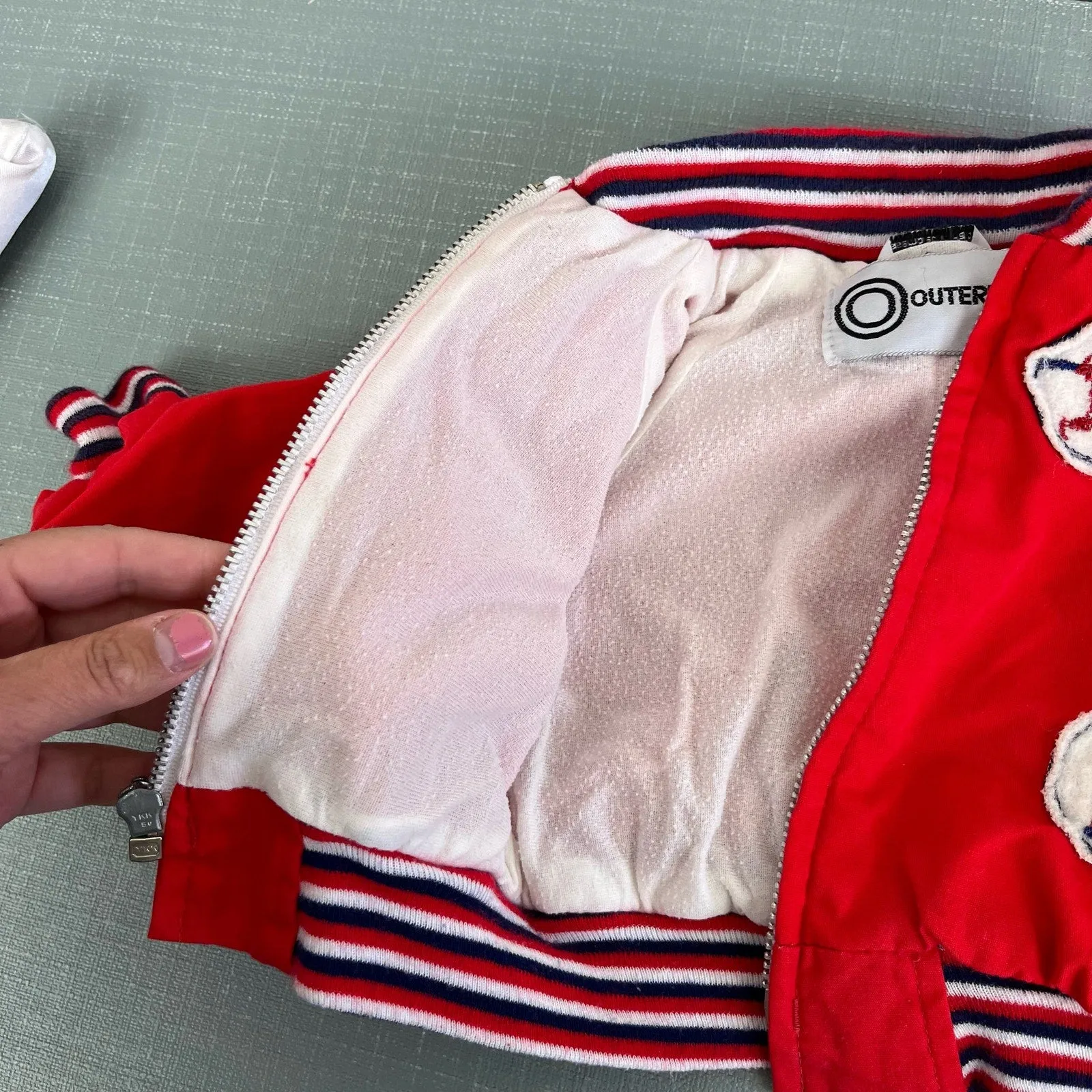 Vintage Outerworks Baby Baseball Jacket