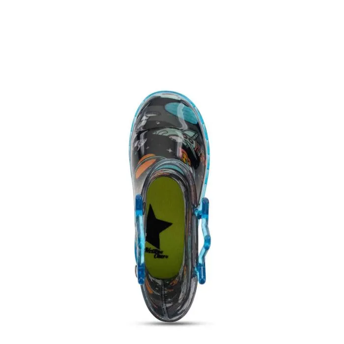 Western Chief Kids' Silly Space Lighted Rain Boot