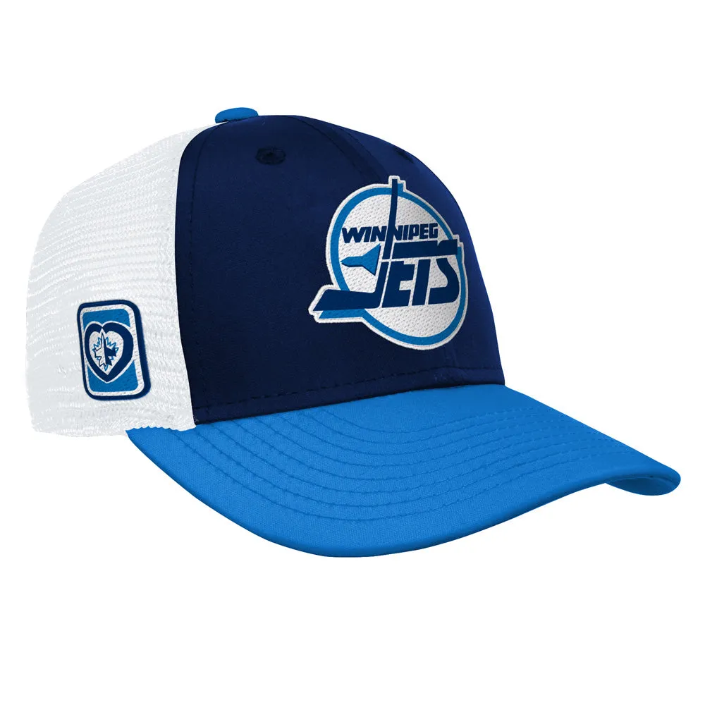 WINNIPEG JETS YOUTH STRUCTURED ADJUSTABLE HAT