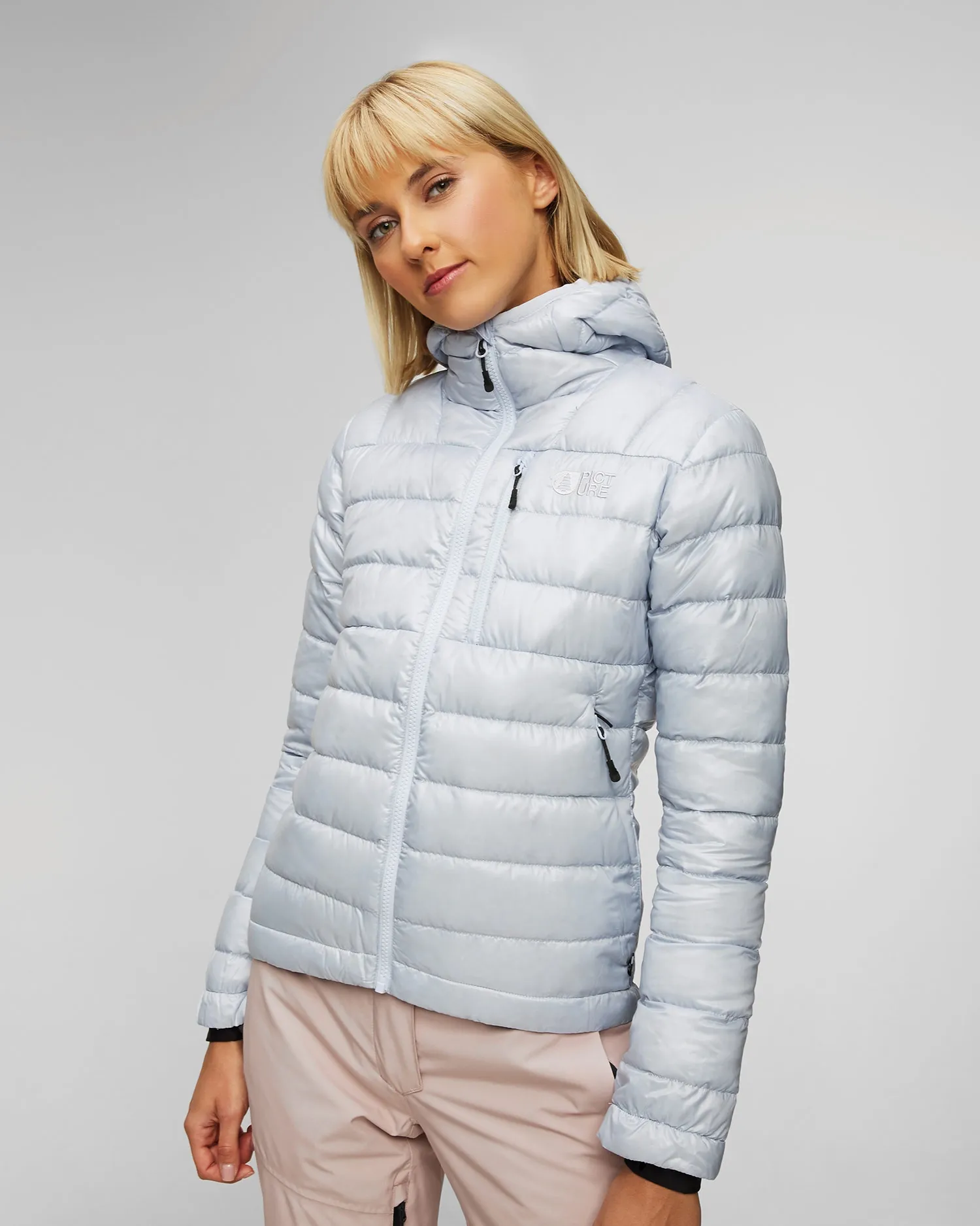 Women's blue Picture Organic Clothing Mid Puff Pertex down jacket swt137-a