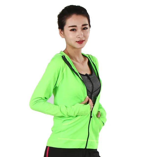 Women's Heal Orange Running Jacket