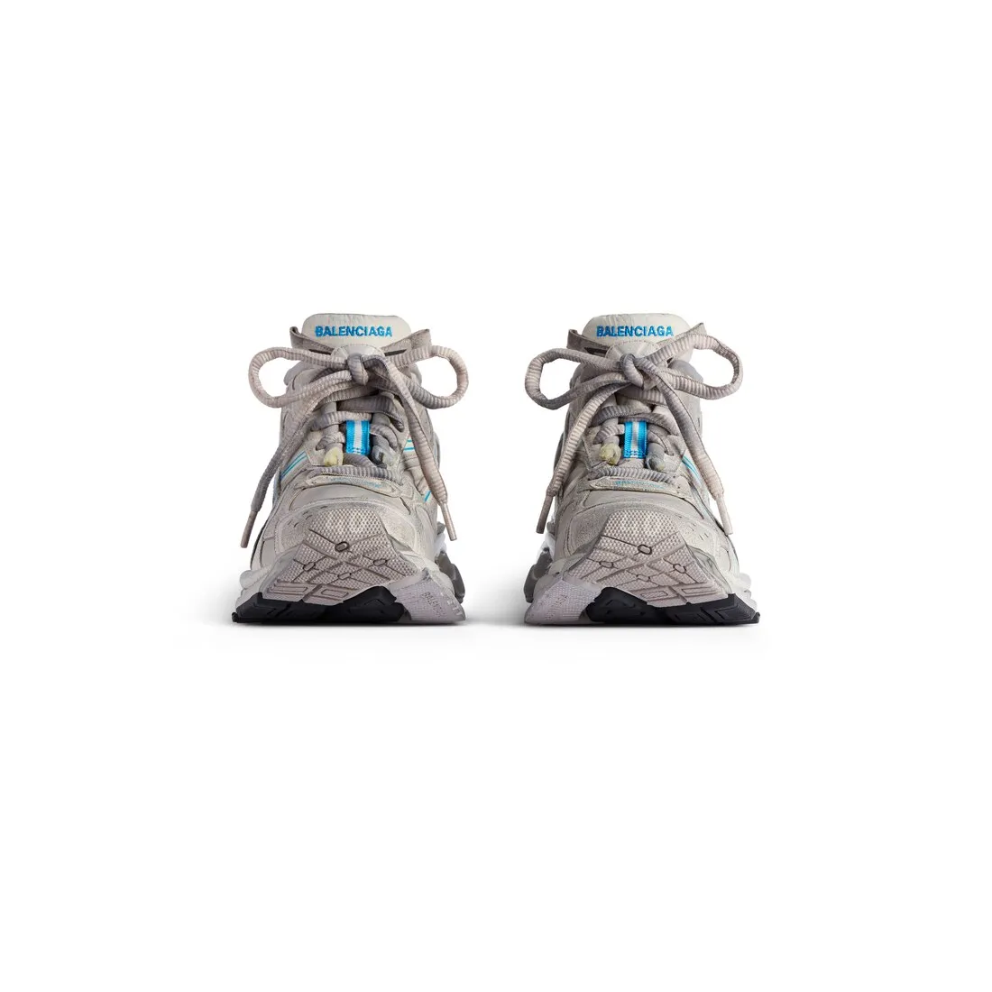      Women's Runner Sneaker in Taupe/blue 