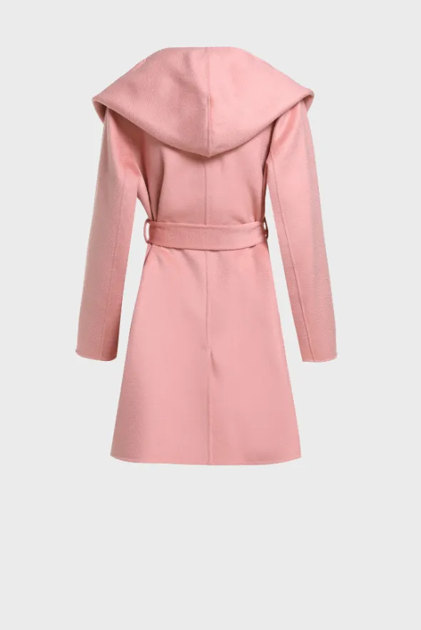 Women's Wool Hooded Coat