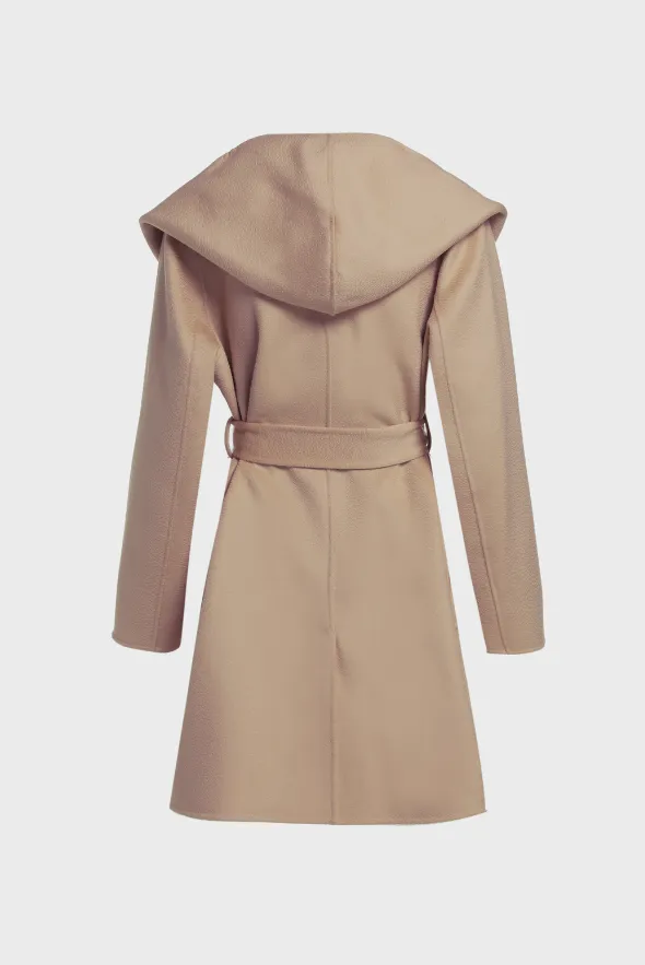 Women's Wool Hooded Coat