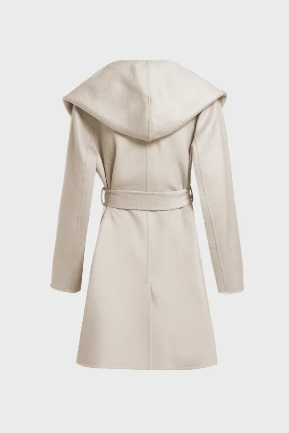 Women's Wool Hooded Coat