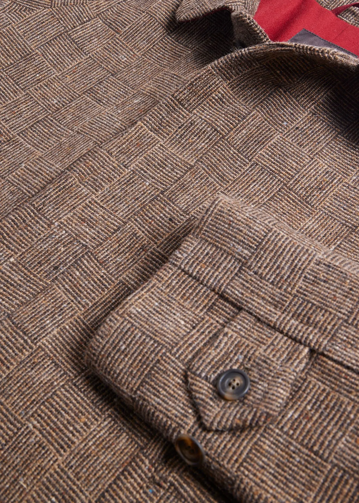 Wool Parquet Kensington Coat