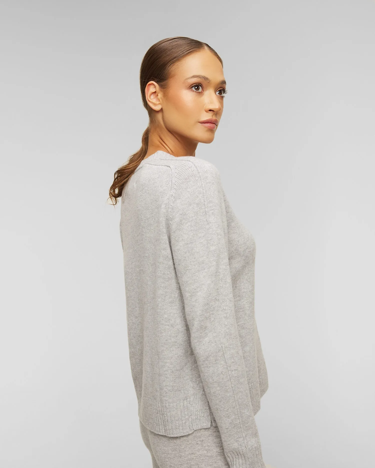 Woolen sweater with cashmere Juvia Fabia  86019321-lgreymel