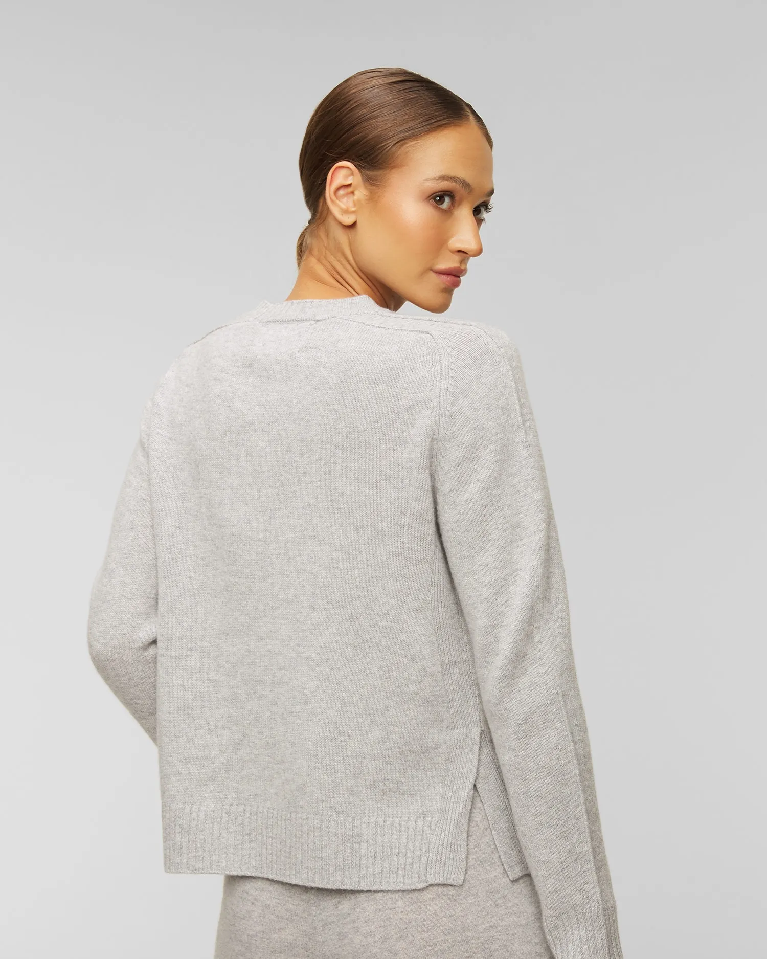 Woolen sweater with cashmere Juvia Fabia  86019321-lgreymel