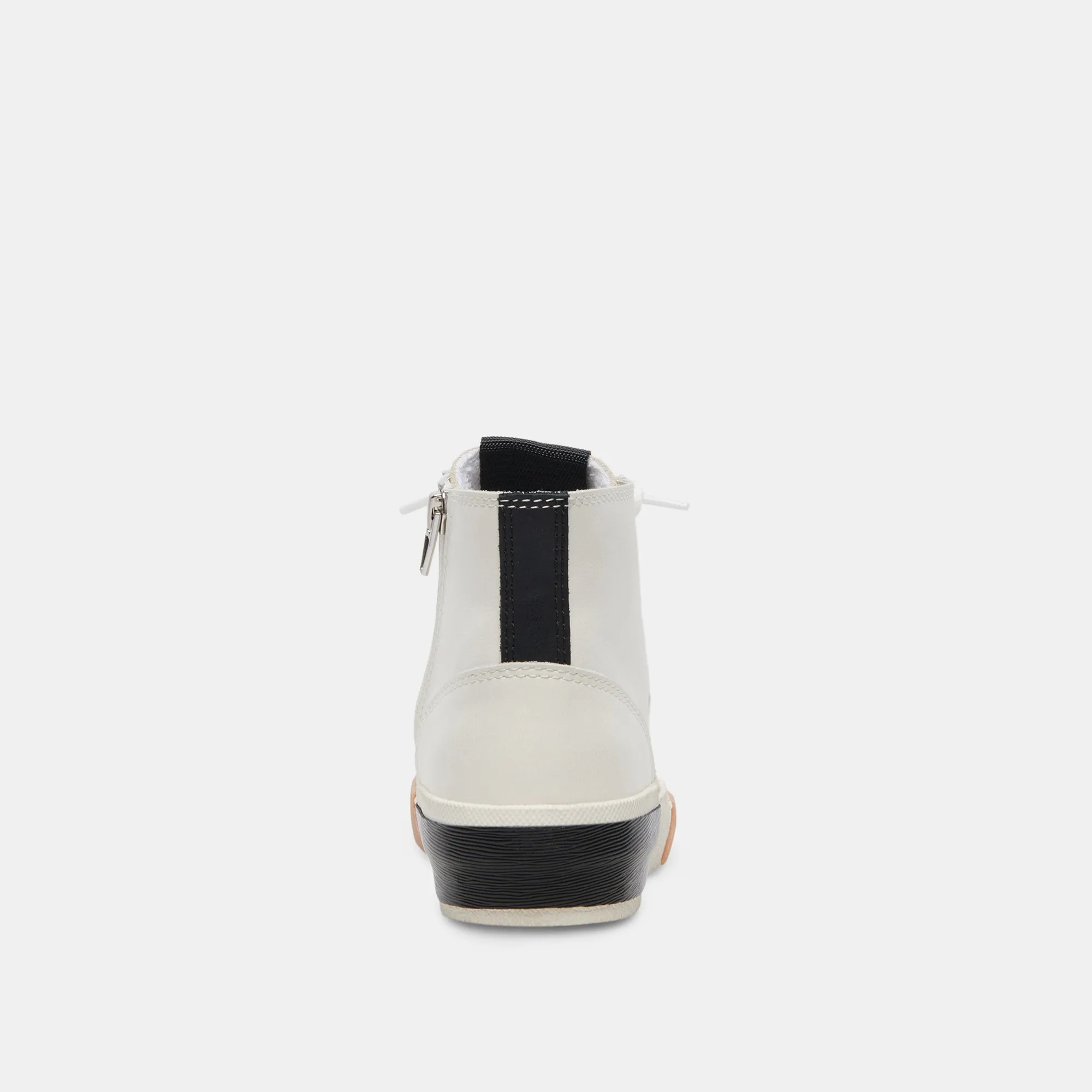 ZOHARA SNEAKERS WHITE BLACK LEATHER